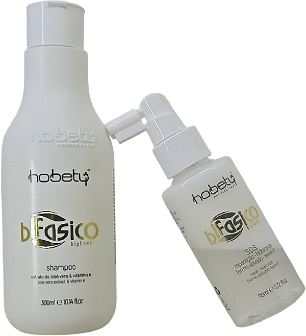 Kit Tratamento Bifasico Shampoo 300ml - Mini Leave In 110ml