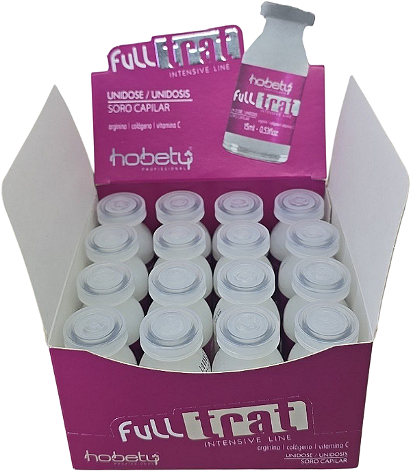 Hobety Caixa Ampolas Tratamento Unidose Full Trat 16X15ml