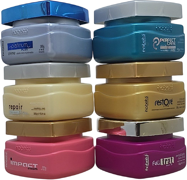 Escolha 4 Mascaras De Tratamento Hidratação Hobety
