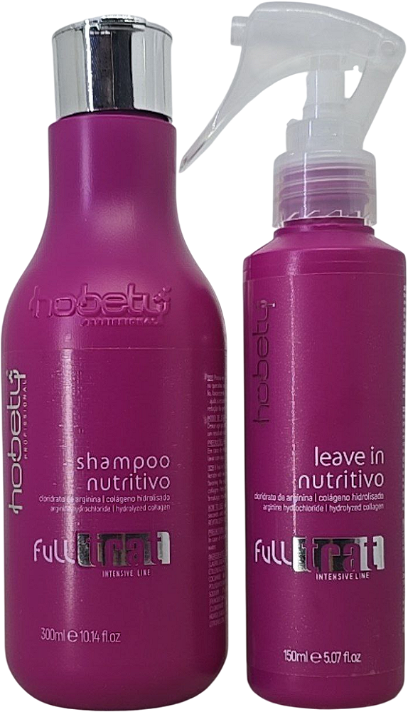 Kit Tratamento Nutrição Full Trat Sh 300ml Leav 150ml Hobety