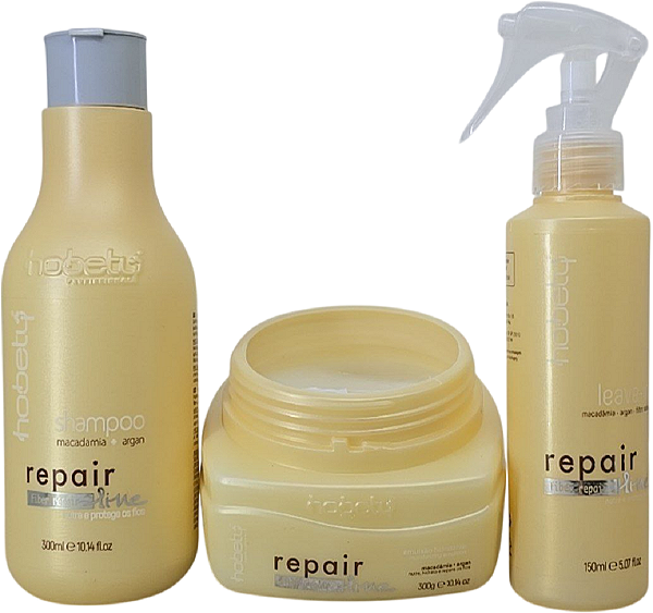 Tratamento Repair Line Sh 300ml Mas 300g Leav 150ml Hobety