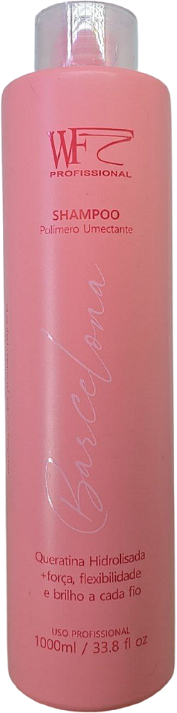 Shampoo Barcelona 1 L Polímero Umectante Colágeno Queratina