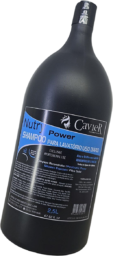 Shampoo Lavatório Cavier Nutry Power 2,5L Brilho Regenerador