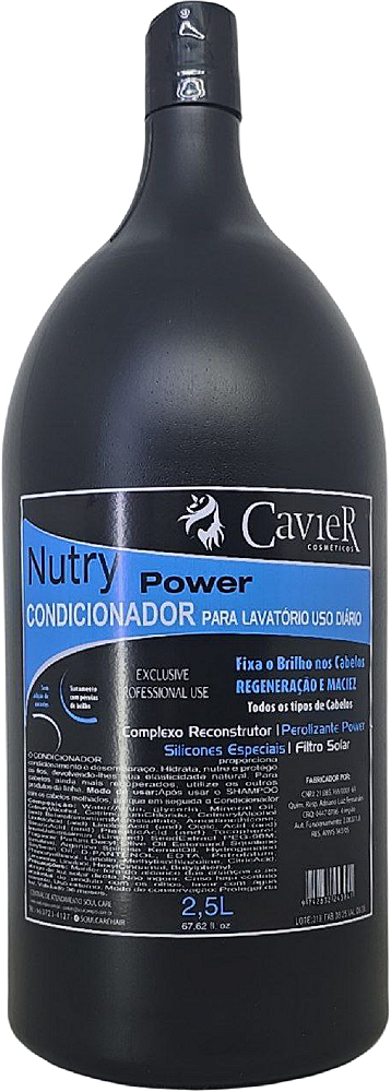 Condicionador Nutry Power 2,5 L Cavier Complexo Reconstrutor