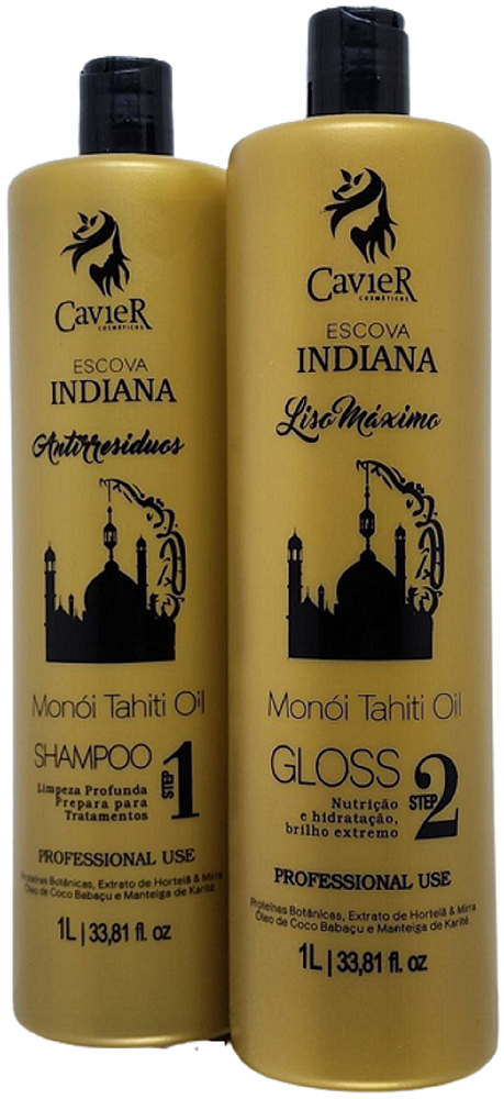 Kit Tratamento Indiana 2 Passos Cavier Cosmeticos