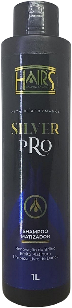 Shampoo Matizador Desamarelador Efeito Platinum Silver Pro 1L