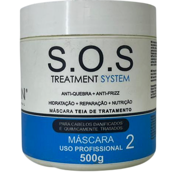 Máscara S.o.s Reparação Cabelos Danificados Diordani 500g