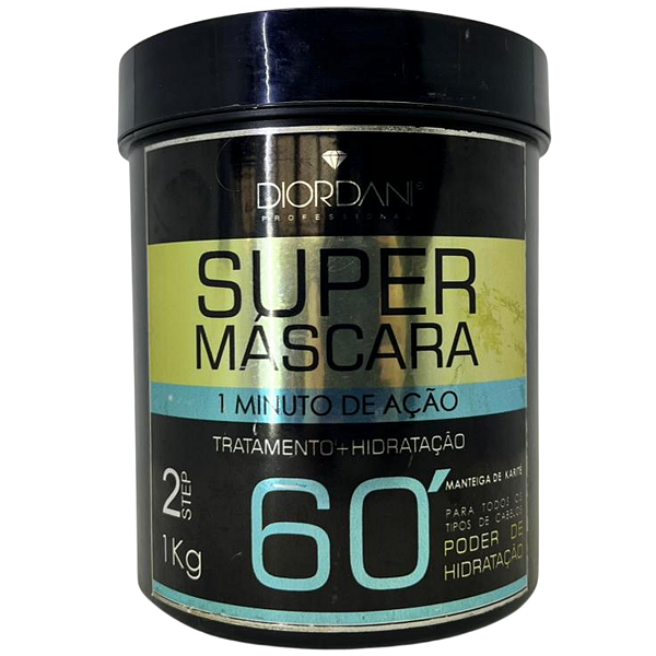 Máscara Capilar 60 Segundos Diordani Anti-frizz 1kg