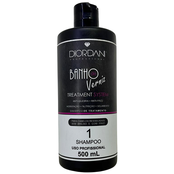 Shampoo Banho De Verniz Diordani Brilho E Selamento 500ml