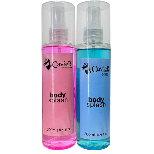 Kit Body Splash Casal Cavier Men E Feminino 200ml