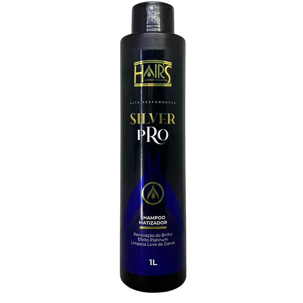 Shampoo Matizador Loiros E Grisalhos Silver Pro Platinum 1L