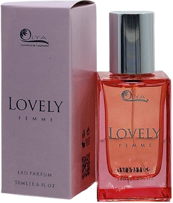 Perfume Feminino Lovely Femme Olya Flores e Frutas 50ml