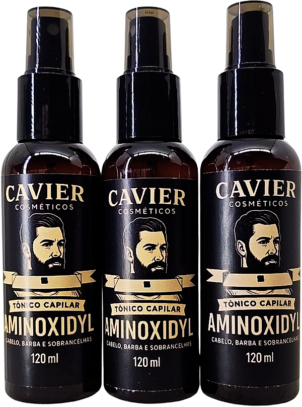 Kit 3 Tonicos Crescimento Fortificante Capilar 360ml Cavier