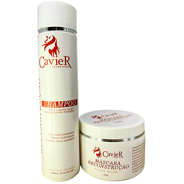 Duo CavieR Reconstrução Pós Química Abacate E Jojoba
