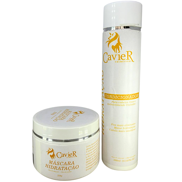 Kit CavieR Hidratação Máscara 250g + Condicionador 300ml