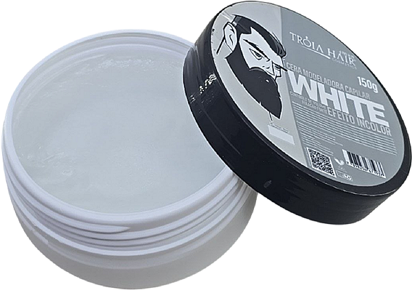 Pomada Modeladora Capilar Tróia Hair White Incolor 150g