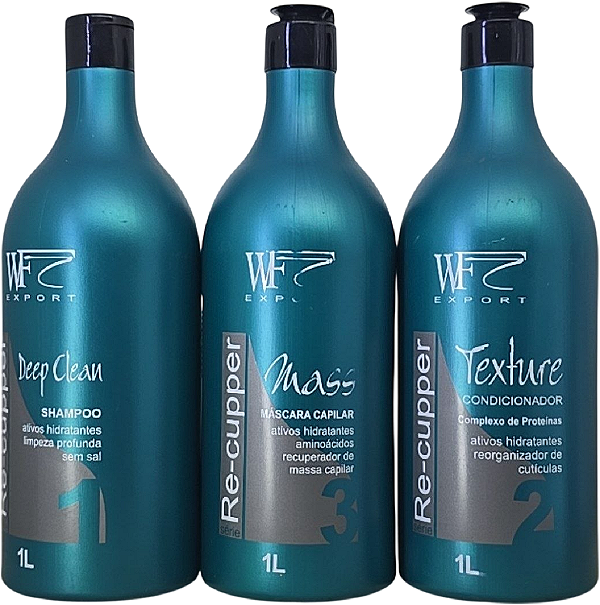Kit Reconstrução Capilar Recupper WF Expert Profissional 1 L