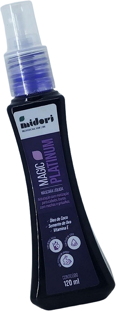 Mascara Liquida Matizadora Magic Platinum Midori 120ml