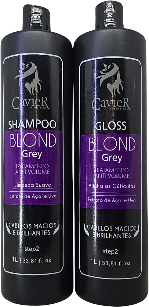 Kit Progressiva Organica Cavier Blond Grey Duo 2x1 L
