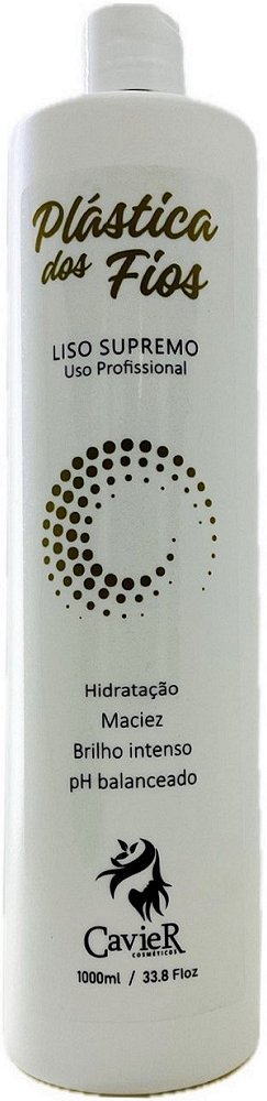 Plastica Dos Fios Cavier Liso Supremo 1000ml
