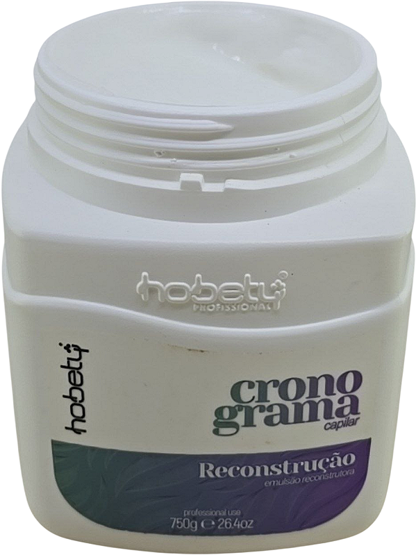 Mascara Cronograma Capilar Reconstrucao Hobety 750g