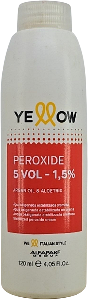 Agua Oxigenada Yellow Alfaparf 5 Vol 1,5% Peroxide 120ml