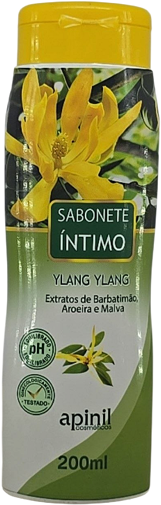 Sabonete Intimo Ylang Ylang Apinil 200ml pH Equilibrado