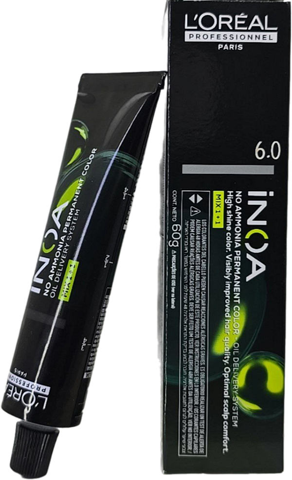 Tintura Loreal 6 Professionnel Inoa Sem Amonia 60g