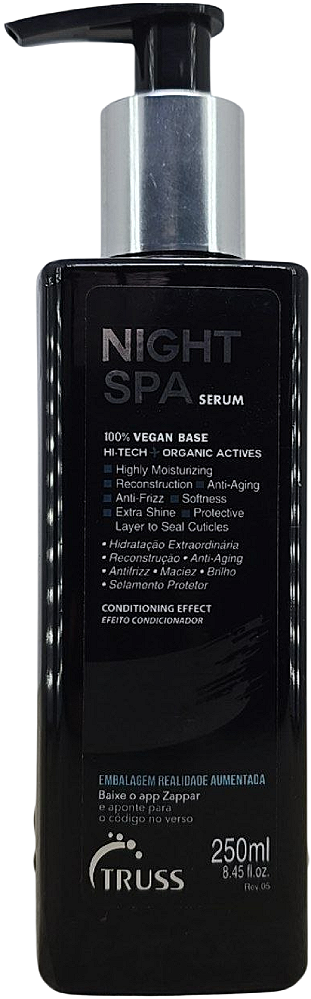 Sérum Noturno Night Spa Capilar 250ml Reconstrutor Truss