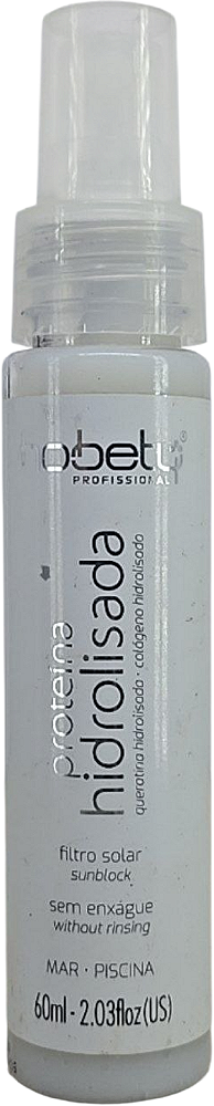 Protetor Capilar Hobety 60ml: Proteína Hidrolisada e UV
