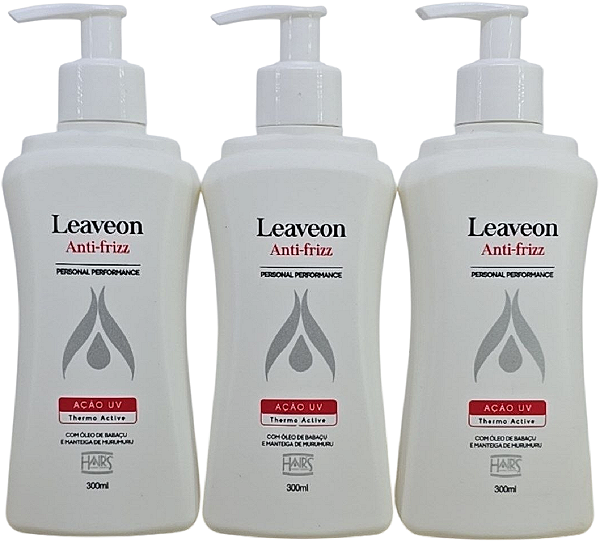 Kit 3 Leave On Antifrizz 300ml Hairs Company