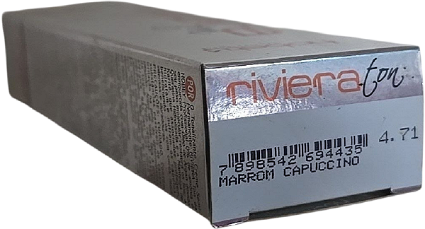 Tonalizante Hobety Riviera Ton 4.71 Marrom Capuccino