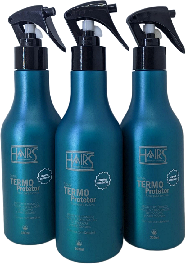 Kit 3 Spray Termo Protetor Hobety Hair's – 300ml