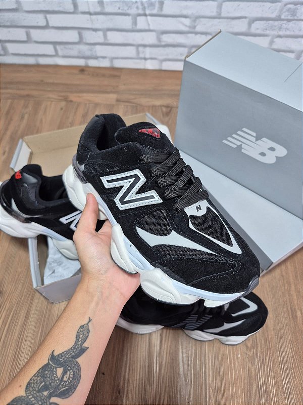 0-201 - Tênis NEW BALANCE 9060 Couro Masculino, Corrida, Academia, Lazer