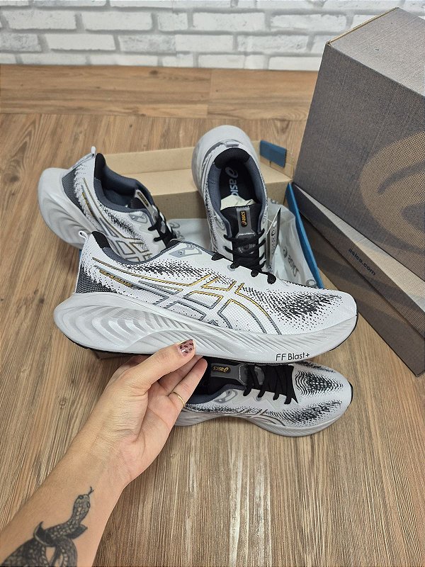 0-253 - Tênis ASICS Cumulus 25 Corrida Academia, Lazer
