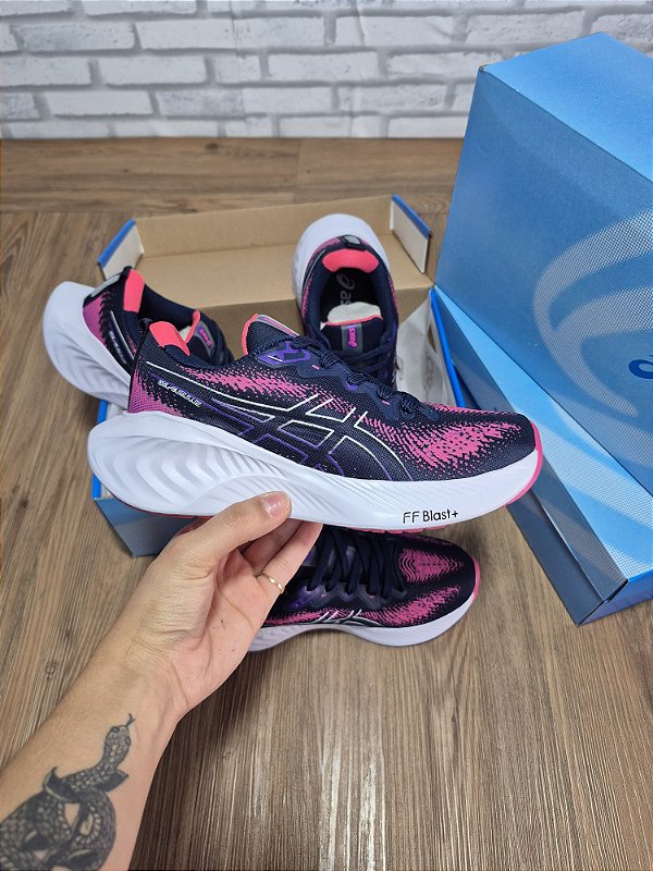 0-254 - Tênis ASICS Cumulus 25 Corrida Academia, Lazer