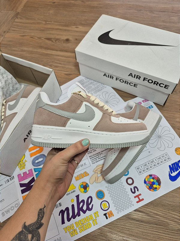 0-188 - Tênis NIKE Air Force AF1 , Corrida, Academia, Lazer