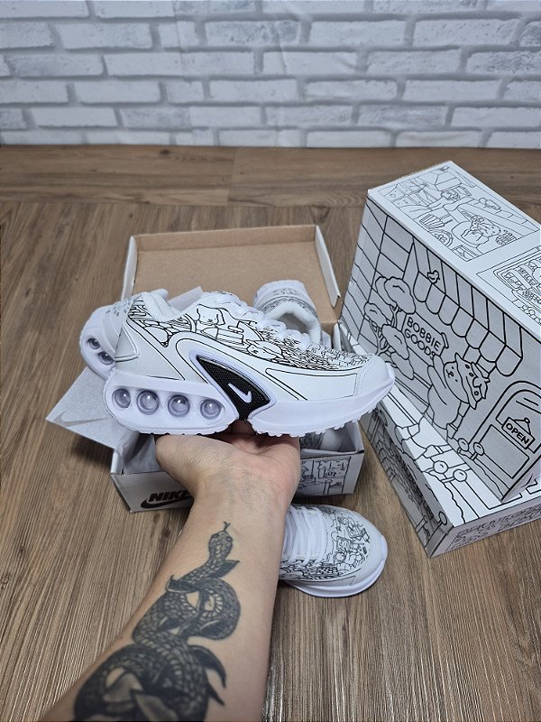 0-352 - Tênis NIKE INFANTIL Air Max DN Bobbie Goods, Com Luzes solado