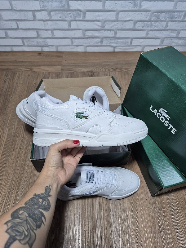 0-143 - Tênis LACOSTE Court Sneakers, Corrida, Academia, Lazer
