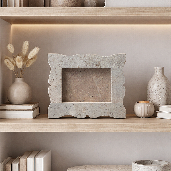 Porta Retrato de Pedra Sabão - Bordas Irregulares