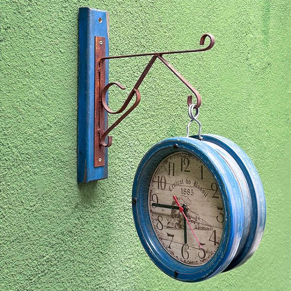 Relógio de Parede Mineiro - Dois Lados Vintage