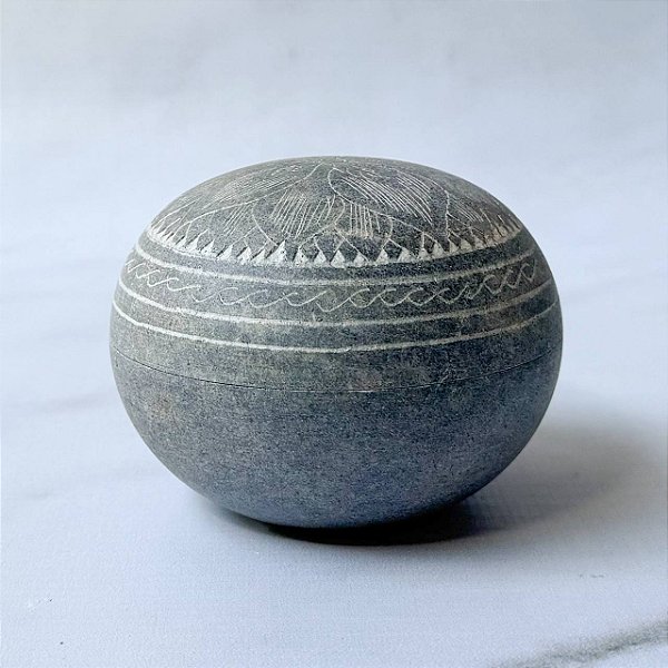 Saleiro da Rita Lobo em Pedra Sabão - Cinza