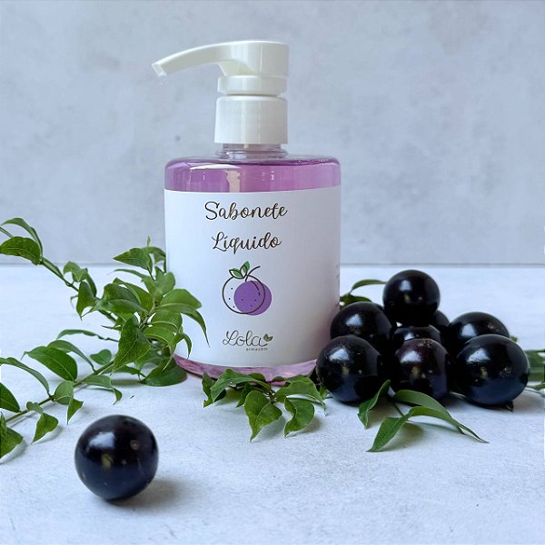 Sabonete Líquido Artesanal 380ml - Flor de Jabuticaba