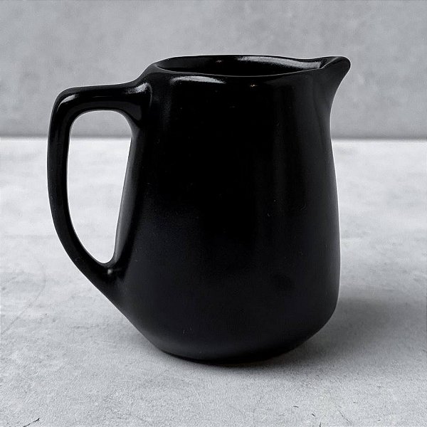 Mini Leiteira de Cerâmica - Preto