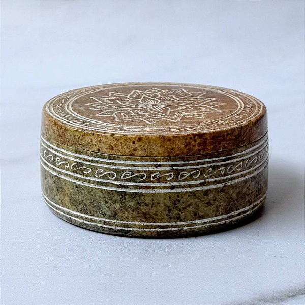 Porta Joia Bordada - Tons Marrom Claro