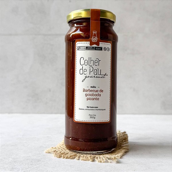 Molho Barbecue de Goiaba Picante - Colher de Pau Gourmet