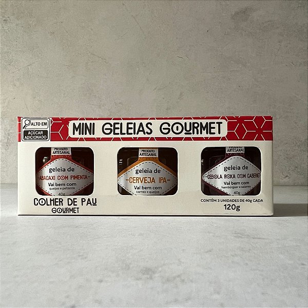 Kit Mini Geleias Gourmet - Colher de Pau Gourmet