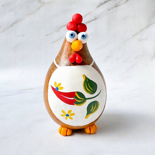 Galinha em Cabaça - Pimenta com Avental Branco