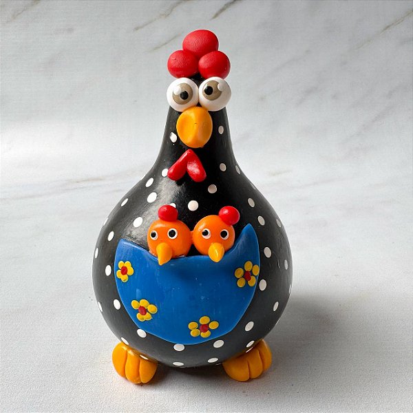 Galinha em Cabaça - Azul