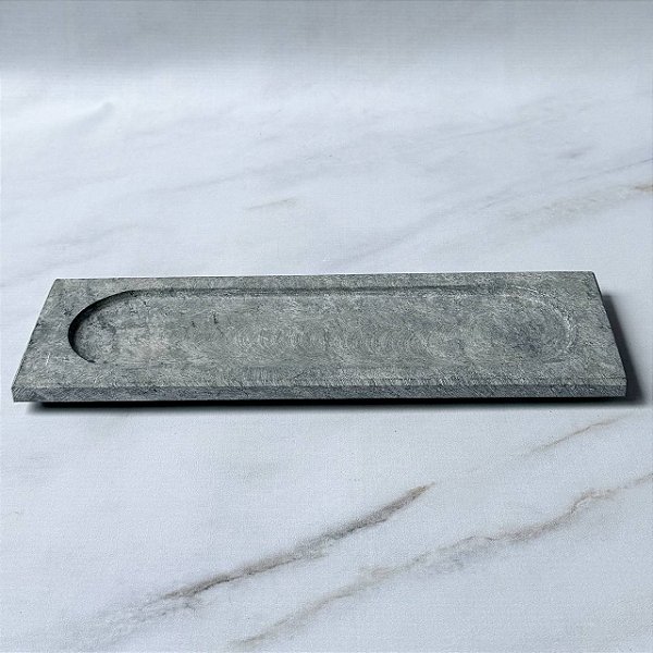 Bandeja de Pedra Sabão - 30cm x 10cm